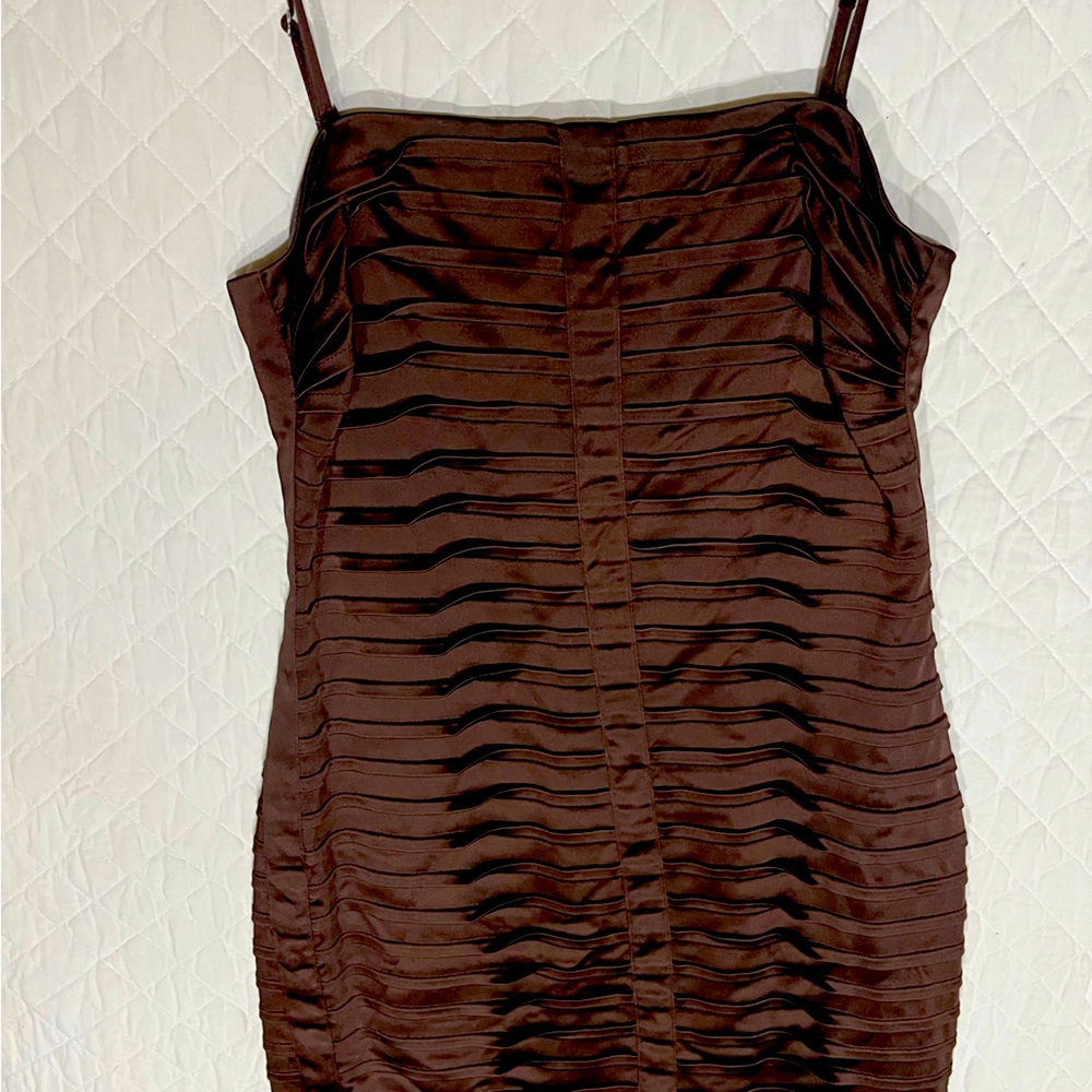 Brown party dress